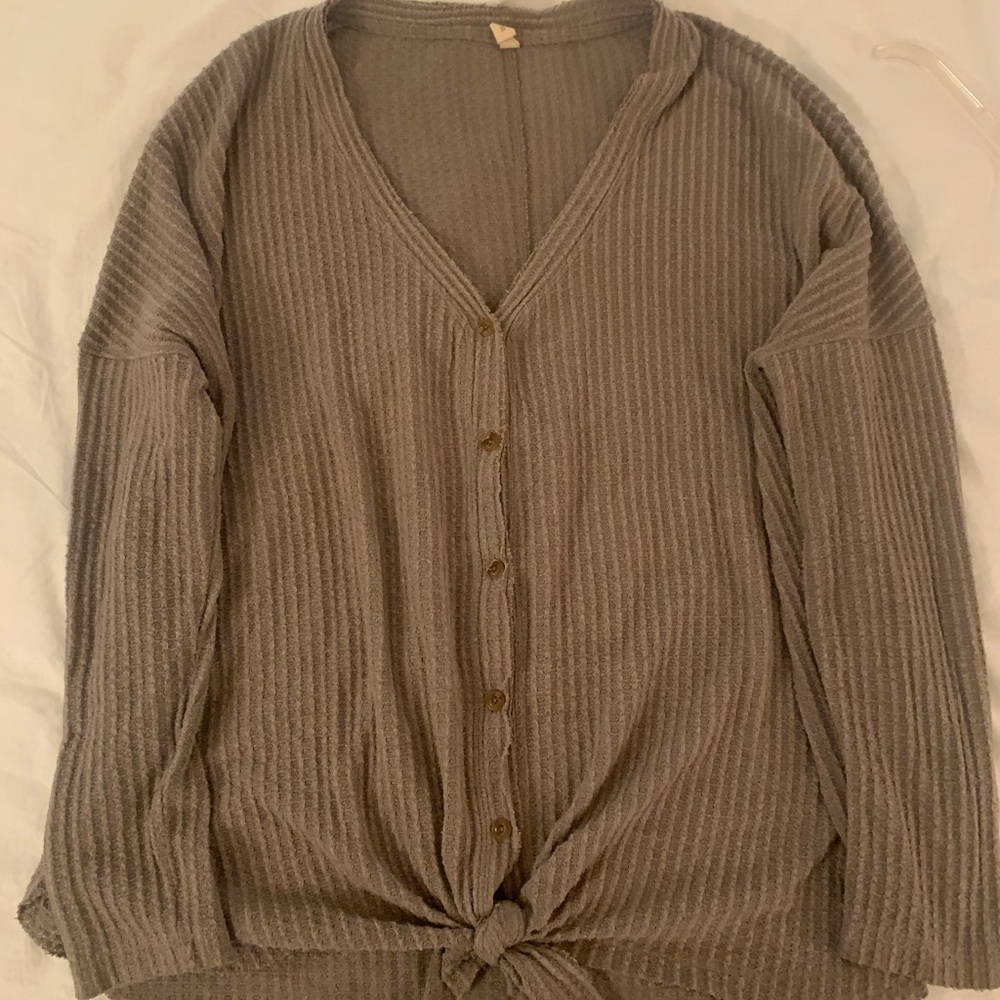 Tie Front Top